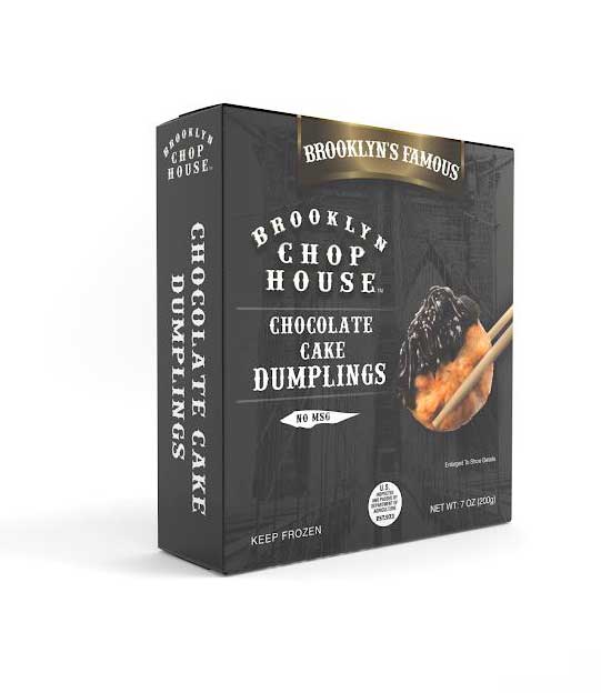 Chocolate cake dumplings