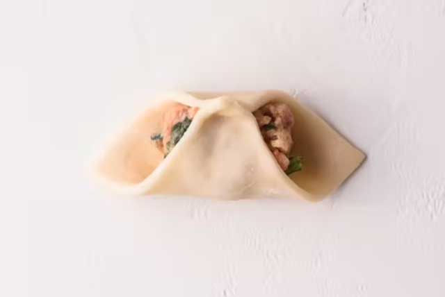 Fried wanton step 3